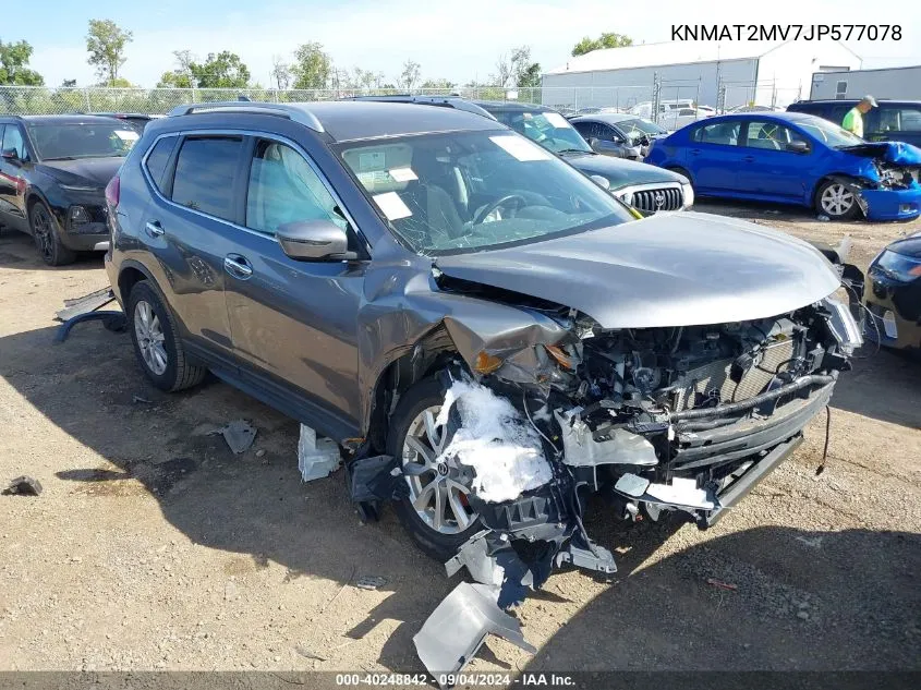 KNMAT2MV7JP577078 2018 Nissan Rogue Sv