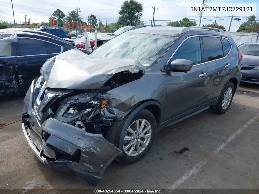 2018 Nissan Rogue S/Sl VIN: 5N1AT2MT7JC729121 Lot: 40254854