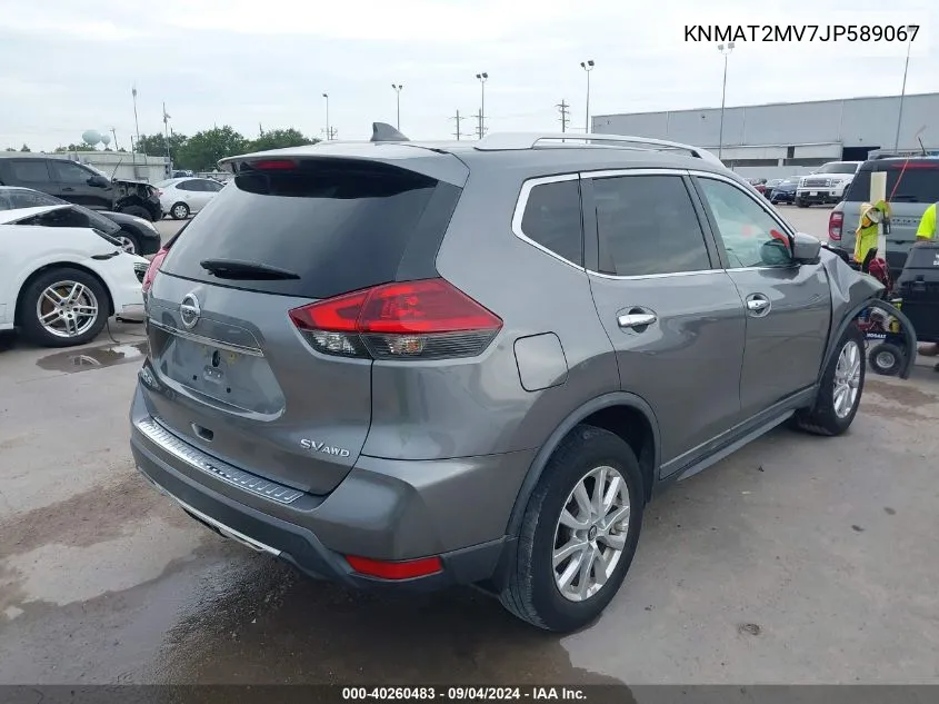 2018 Nissan Rogue S/Sv VIN: KNMAT2MV7JP589067 Lot: 40260483