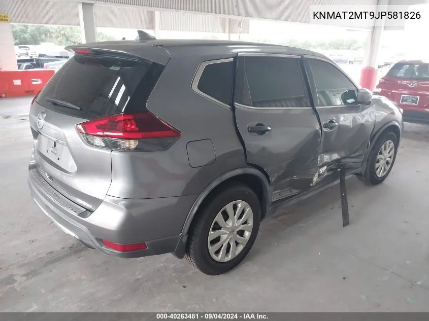 KNMAT2MT9JP581826 2018 Nissan Rogue S/Sv