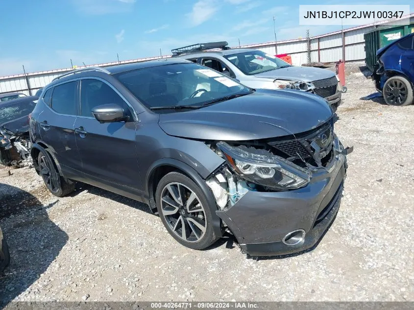 2018 Nissan Rogue Sport Sl VIN: JN1BJ1CP2JW100347 Lot: 40264771