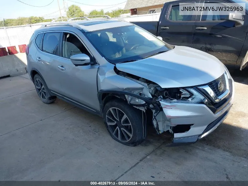 2018 Nissan Rogue S/Sl/Sv VIN: JN8AT2MV6JW325963 Lot: 40267913