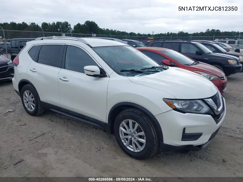 2018 Nissan Rogue S/Sl VIN: 5N1AT2MTXJC812350 Lot: 40268586