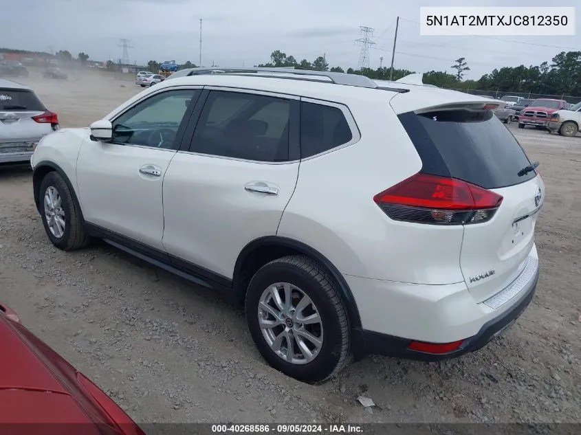 2018 Nissan Rogue S/Sl VIN: 5N1AT2MTXJC812350 Lot: 40268586