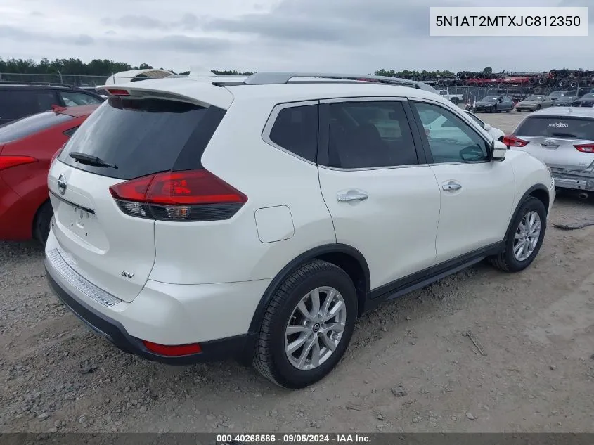 2018 Nissan Rogue S/Sl VIN: 5N1AT2MTXJC812350 Lot: 40268586