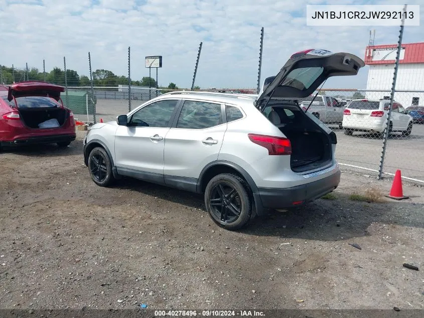 2018 Nissan Rogue Sport Sv VIN: JN1BJ1CR2JW292113 Lot: 40278496