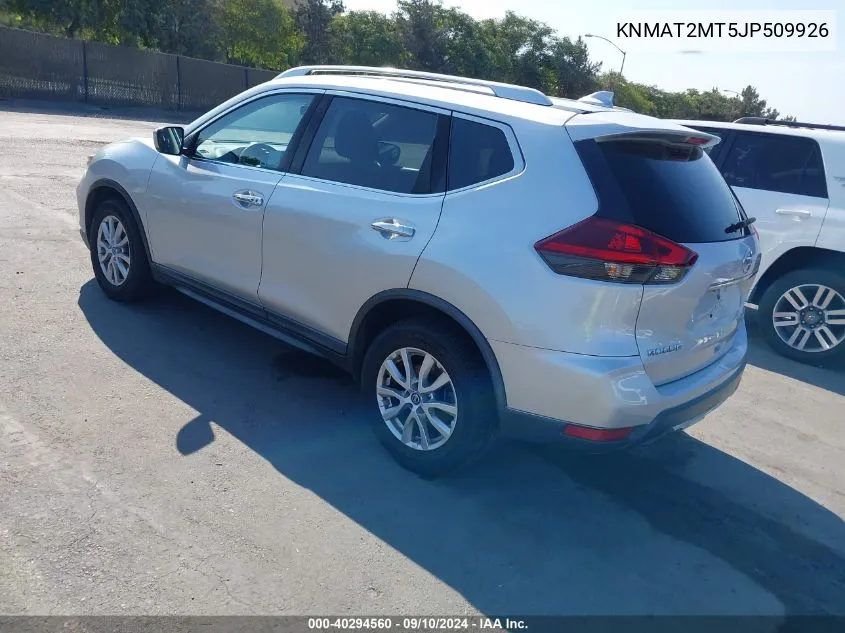 2018 Nissan Rogue S/Sv VIN: KNMAT2MT5JP509926 Lot: 40294560