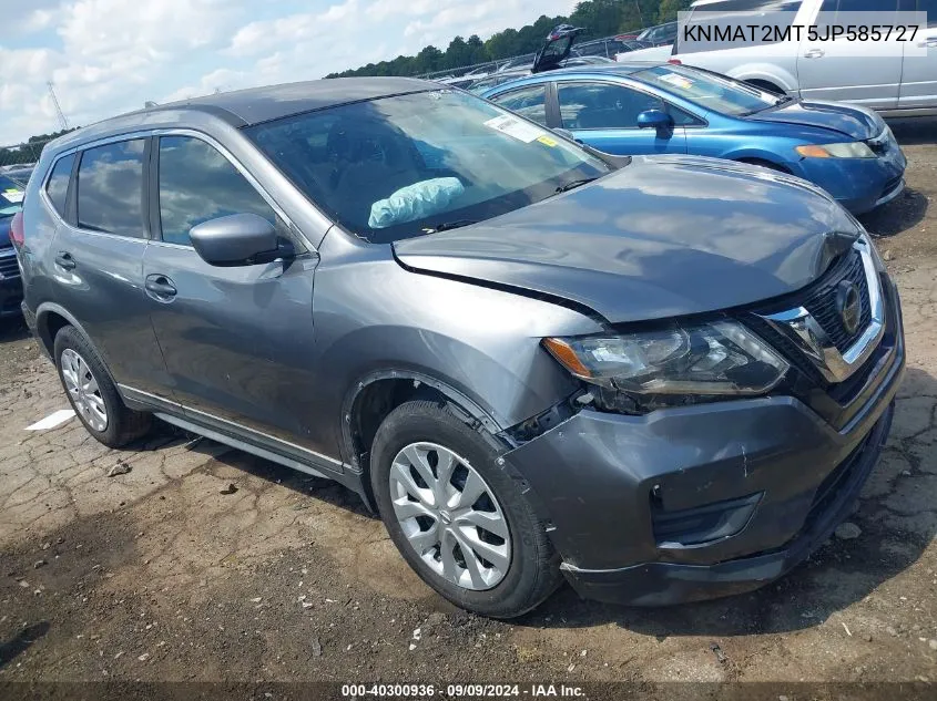 2018 Nissan Rogue S VIN: KNMAT2MT5JP585727 Lot: 40300936