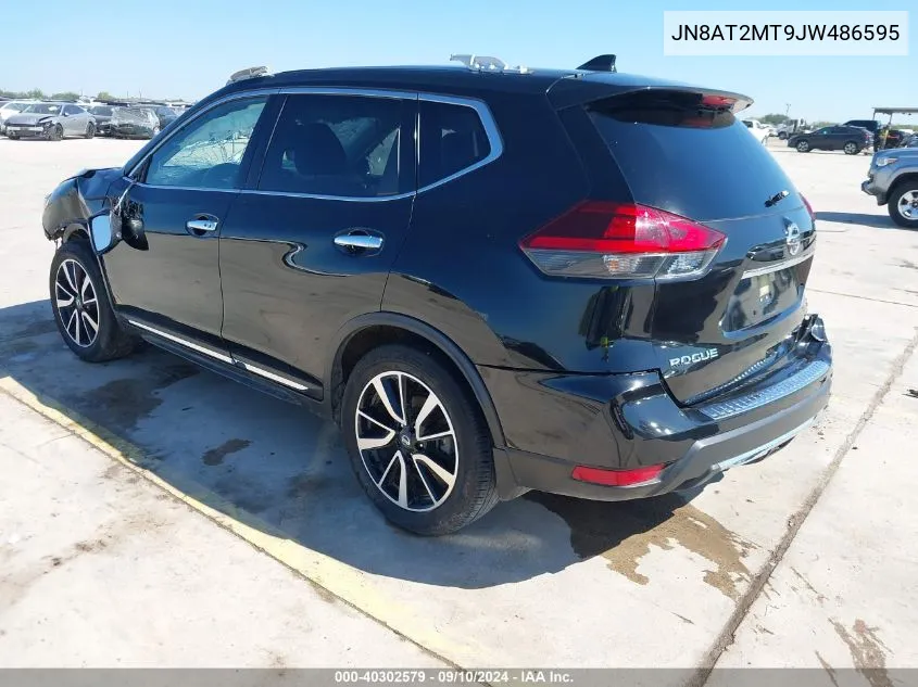 2018 Nissan Rogue Sl VIN: JN8AT2MT9JW486595 Lot: 40302579