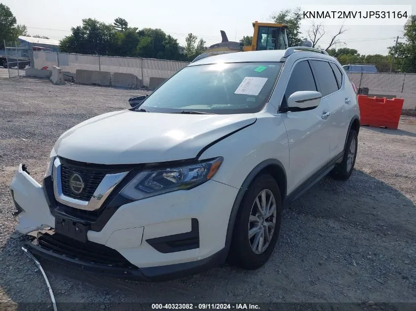 2018 Nissan Rogue Sv VIN: KNMAT2MV1JP531164 Lot: 40323082