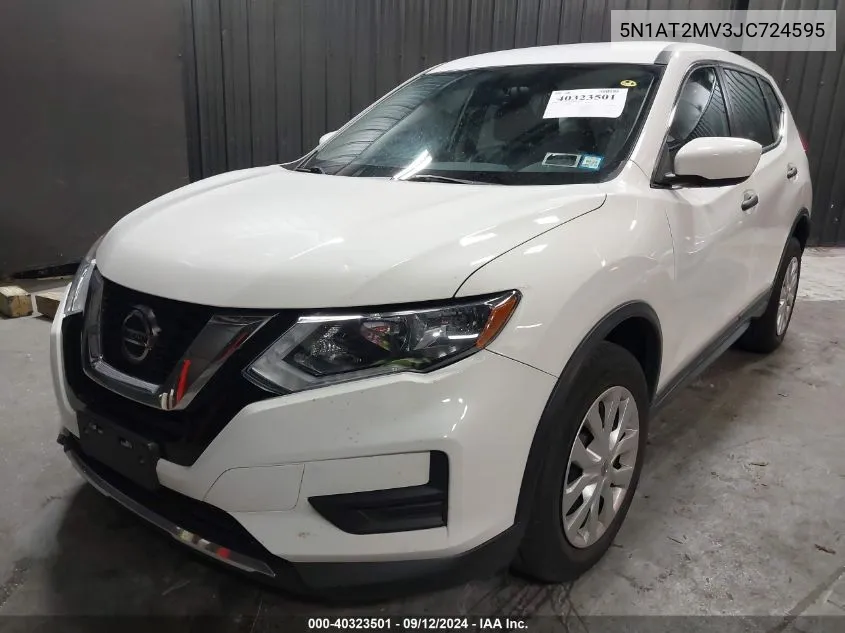 5N1AT2MV3JC724595 2018 Nissan Rogue S