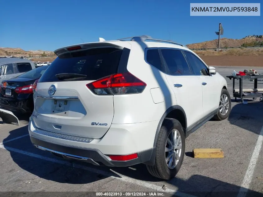 KNMAT2MV0JP593848 2018 Nissan Rogue Sv