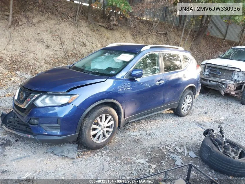 2018 Nissan Rogue S/Sl/Sv VIN: JN8AT2MV6JW330936 Lot: 40325184