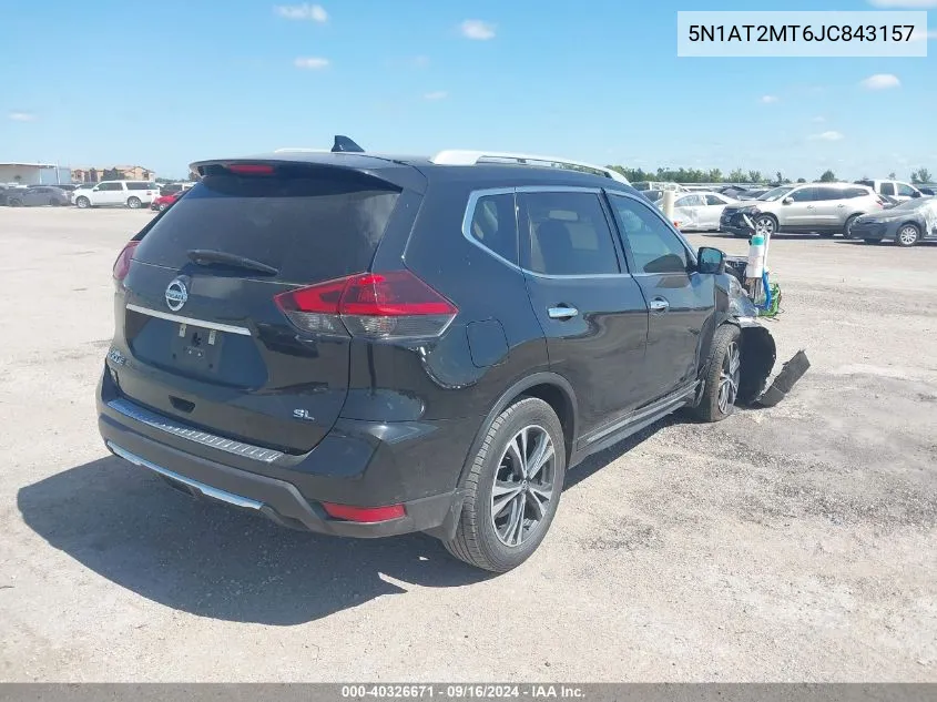 2018 Nissan Rogue S/Sl VIN: 5N1AT2MT6JC843157 Lot: 40326671