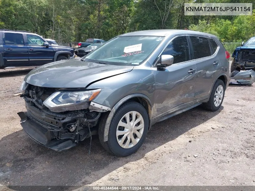 2018 Nissan Rogue S VIN: KNMAT2MT6JP541154 Lot: 40344544