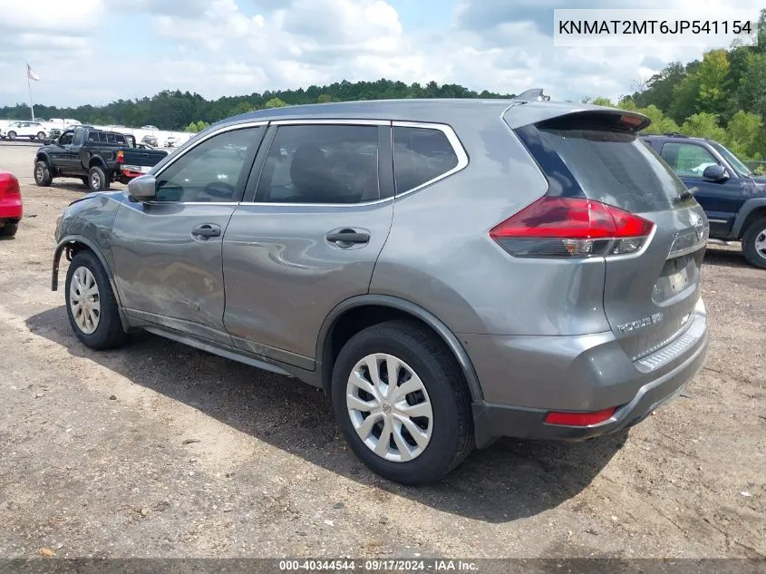 2018 Nissan Rogue S VIN: KNMAT2MT6JP541154 Lot: 40344544