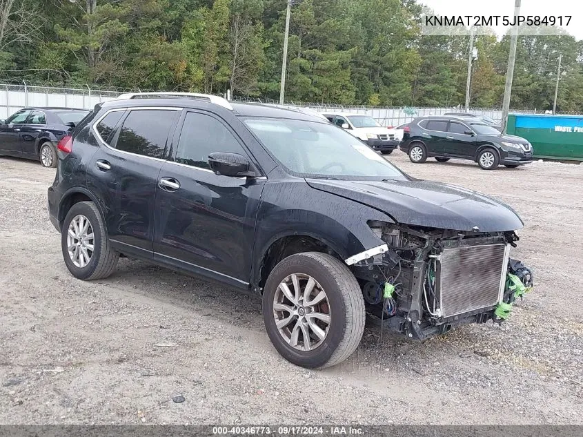 2018 Nissan Rogue Sv VIN: KNMAT2MT5JP584917 Lot: 40346773