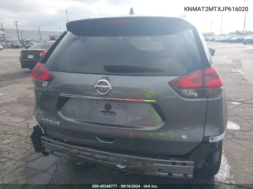 2018 Nissan Rogue Sv VIN: KNMAT2MTXJP616020 Lot: 40348777