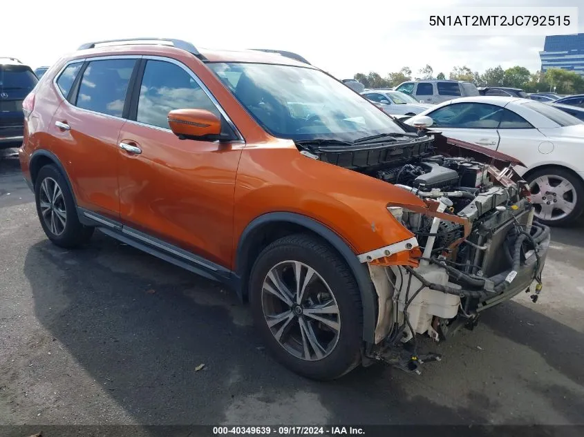 2018 Nissan Rogue Sl VIN: 5N1AT2MT2JC792515 Lot: 40349639