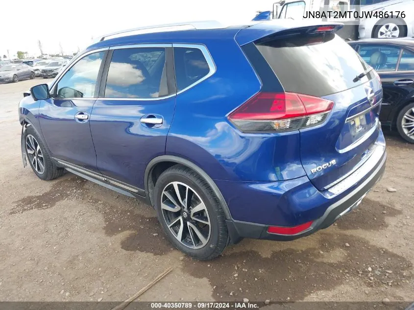 2018 Nissan Rogue Sl VIN: JN8AT2MT0JW486176 Lot: 40350789