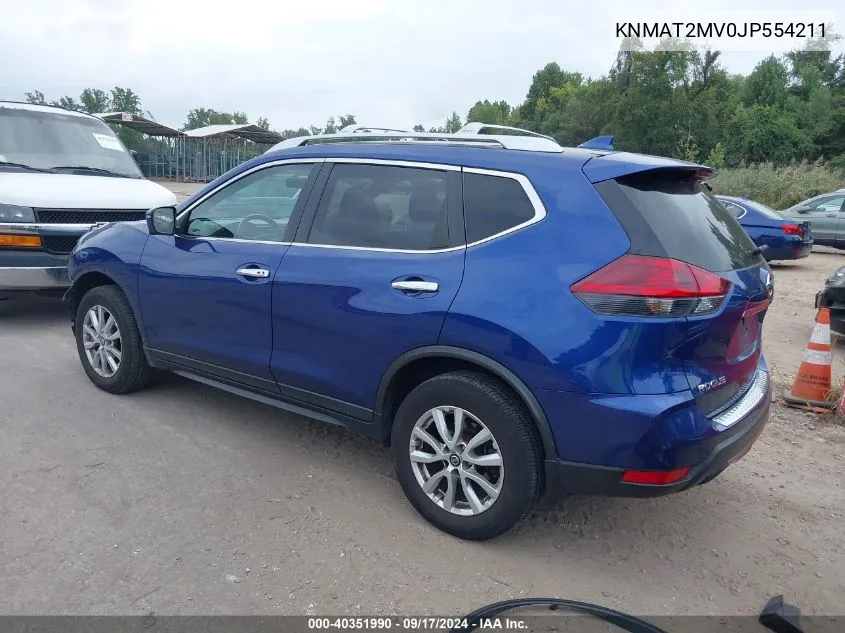 KNMAT2MV0JP554211 2018 Nissan Rogue Sv