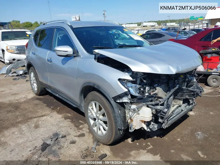 KNMAT2MTXJP506066 2018 Nissan Rogue Sv