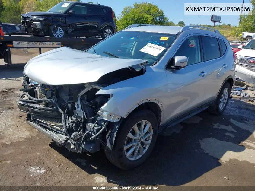 2018 Nissan Rogue Sv VIN: KNMAT2MTXJP506066 Lot: 40355986