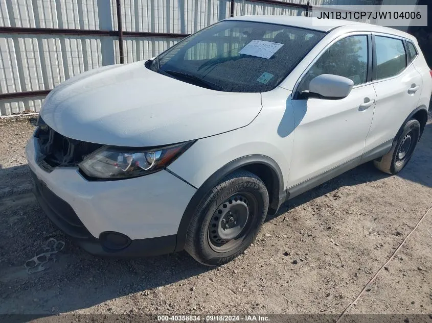 2018 Nissan Rogue Sport S VIN: JN1BJ1CP7JW104006 Lot: 40358834