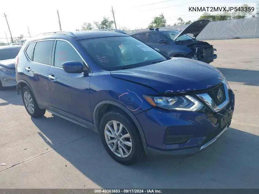 2018 Nissan Rogue S/Sv VIN: KNMAT2MVXJP543359 Lot: 40363653