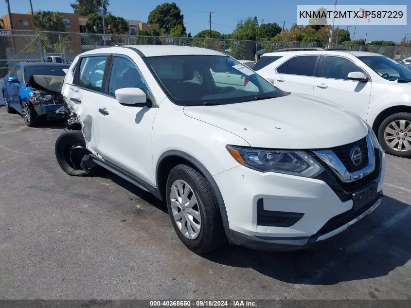 2018 Nissan Rogue S VIN: KNMAT2MTXJP587229 Lot: 40368650