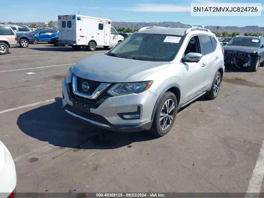 2018 Nissan Rogue Sl VIN: 5N1AT2MVXJC824726 Lot: 40369125