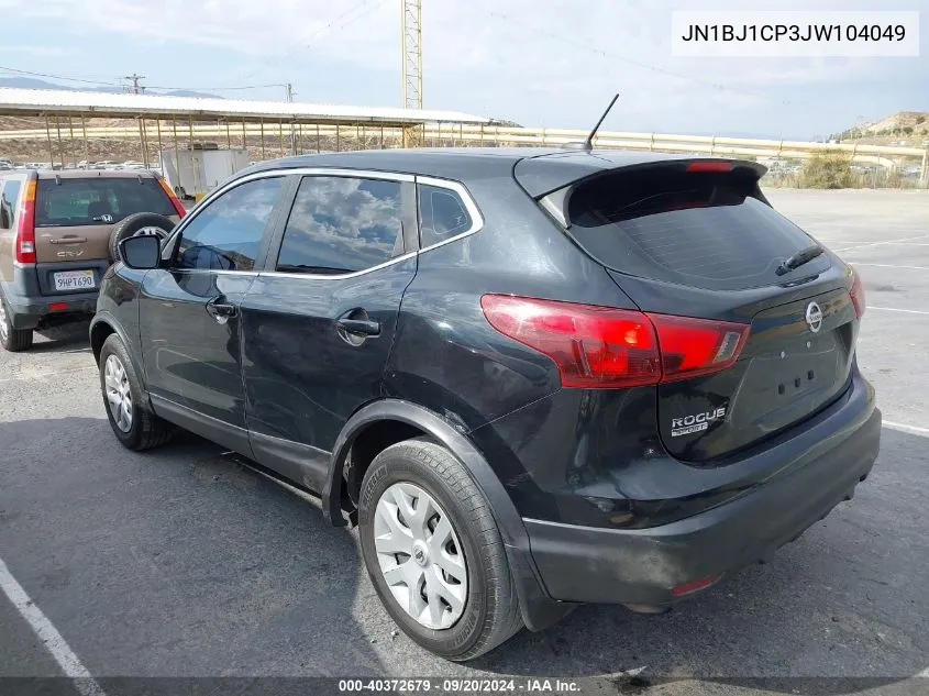 2018 Nissan Rogue Sport S VIN: JN1BJ1CP3JW104049 Lot: 40372679