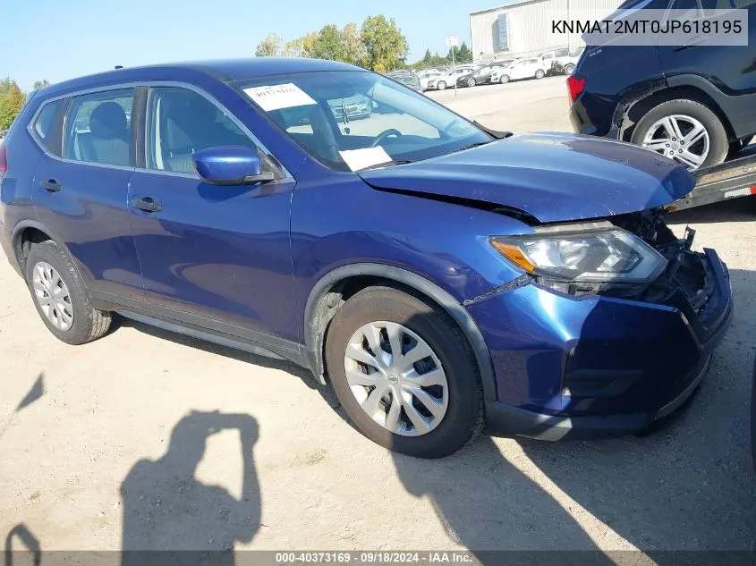 2018 Nissan Rogue S/Sv VIN: KNMAT2MT0JP618195 Lot: 40373169