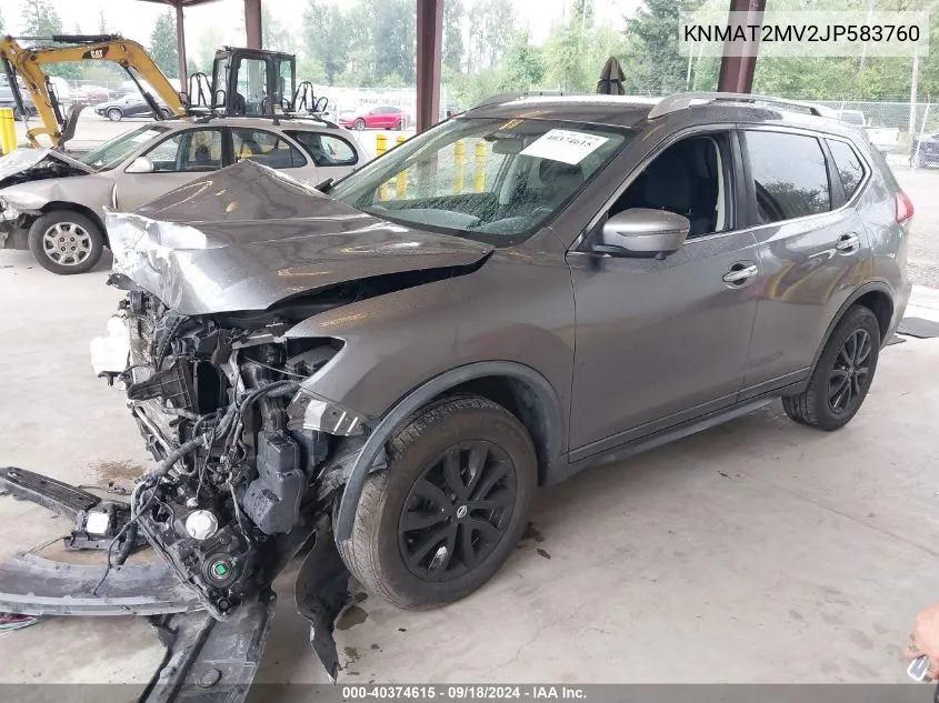 KNMAT2MV2JP583760 2018 Nissan Rogue Sv