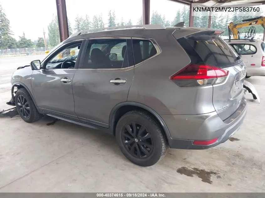 KNMAT2MV2JP583760 2018 Nissan Rogue Sv