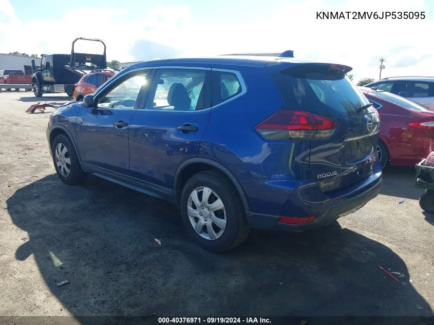 2018 Nissan Rogue S VIN: KNMAT2MV6JP535095 Lot: 40376971