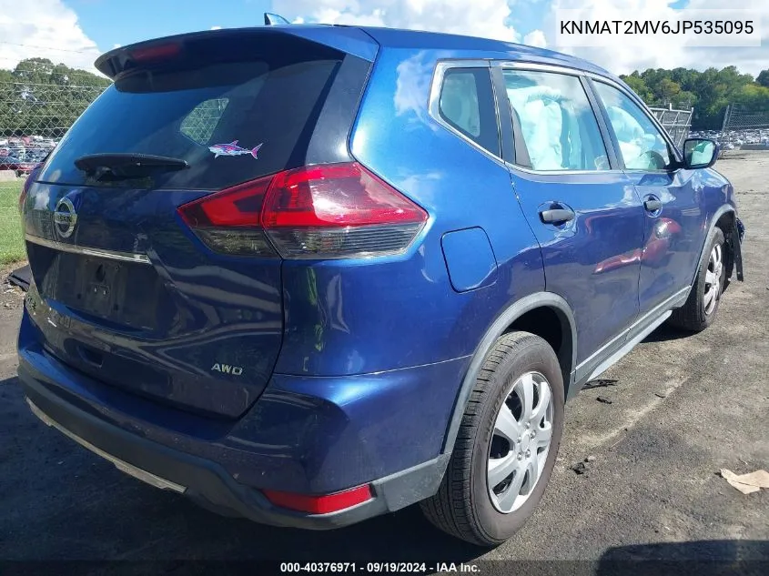 2018 Nissan Rogue S VIN: KNMAT2MV6JP535095 Lot: 40376971