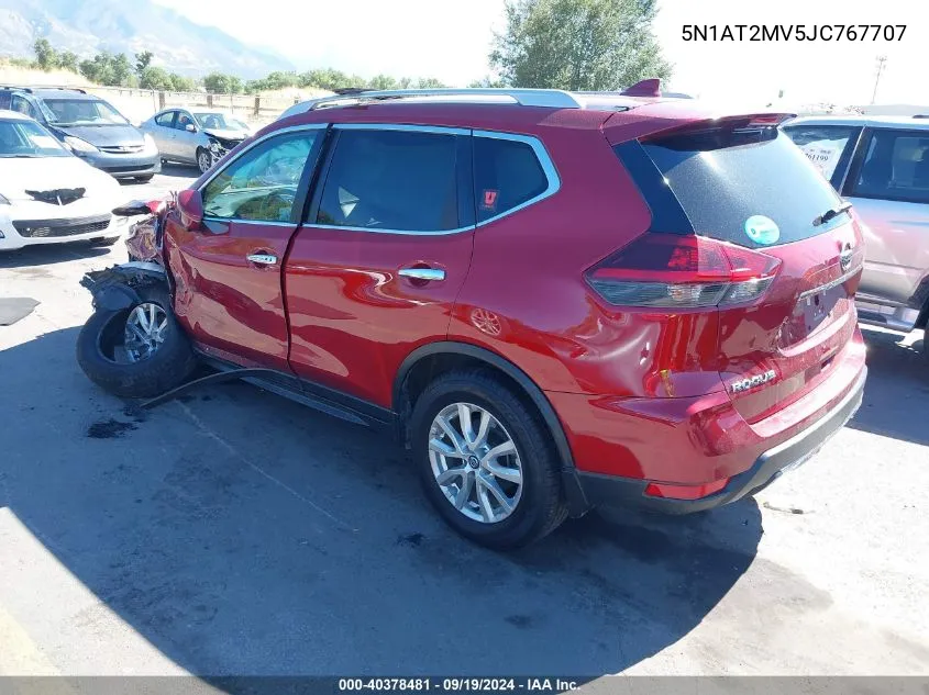 5N1AT2MV5JC767707 2018 Nissan Rogue Sv