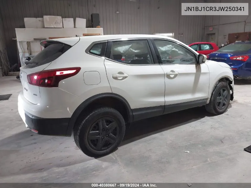 JN1BJ1CR3JW250341 2018 Nissan Rogue Sport S