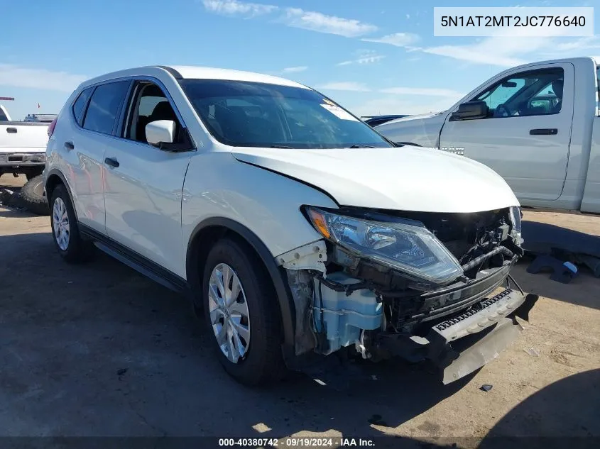 5N1AT2MT2JC776640 2018 Nissan Rogue S