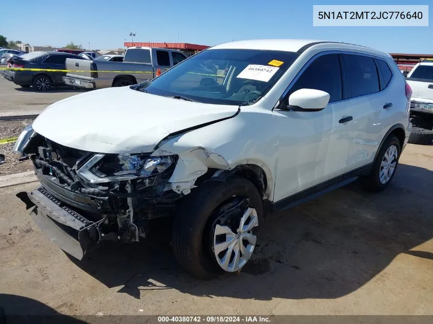 5N1AT2MT2JC776640 2018 Nissan Rogue S