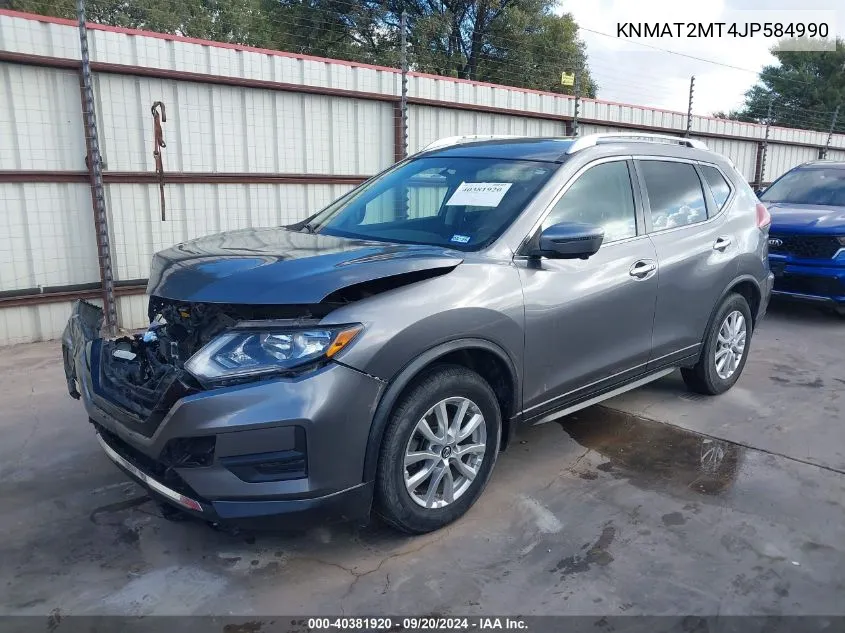 KNMAT2MT4JP584990 2018 Nissan Rogue Sv