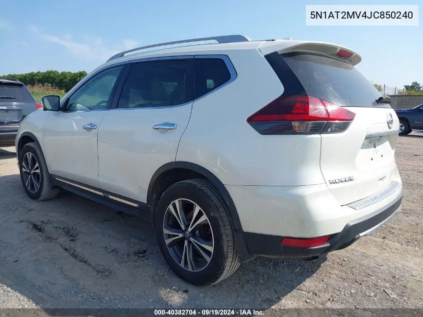 5N1AT2MV4JC850240 2018 Nissan Rogue Sl