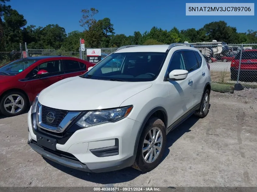 5N1AT2MV3JC789706 2018 Nissan Rogue Sv