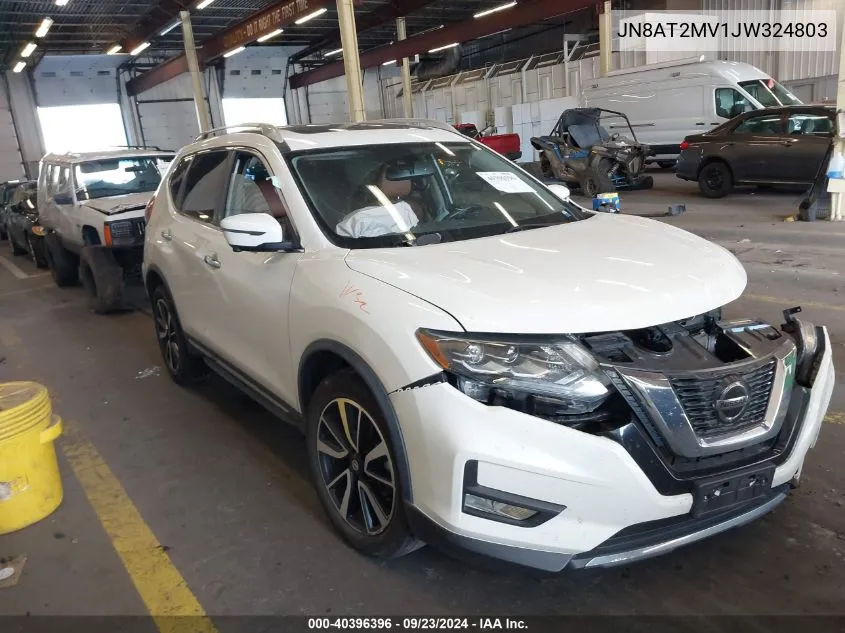 2018 Nissan Rogue S/Sl/Sv VIN: JN8AT2MV1JW324803 Lot: 40396396