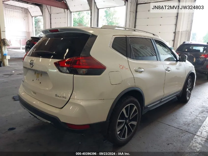 2018 Nissan Rogue S/Sl/Sv VIN: JN8AT2MV1JW324803 Lot: 40396396