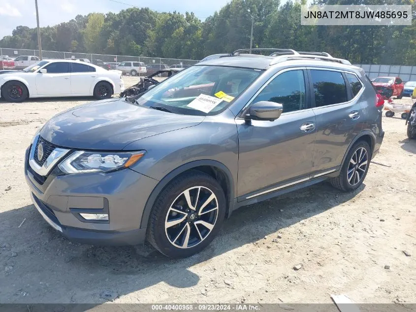 2018 Nissan Rogue Sl VIN: JN8AT2MT8JW485695 Lot: 40400958