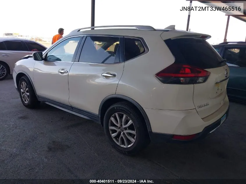 JN8AT2MT3JW465516 2018 Nissan Rogue S/Sl/Sv