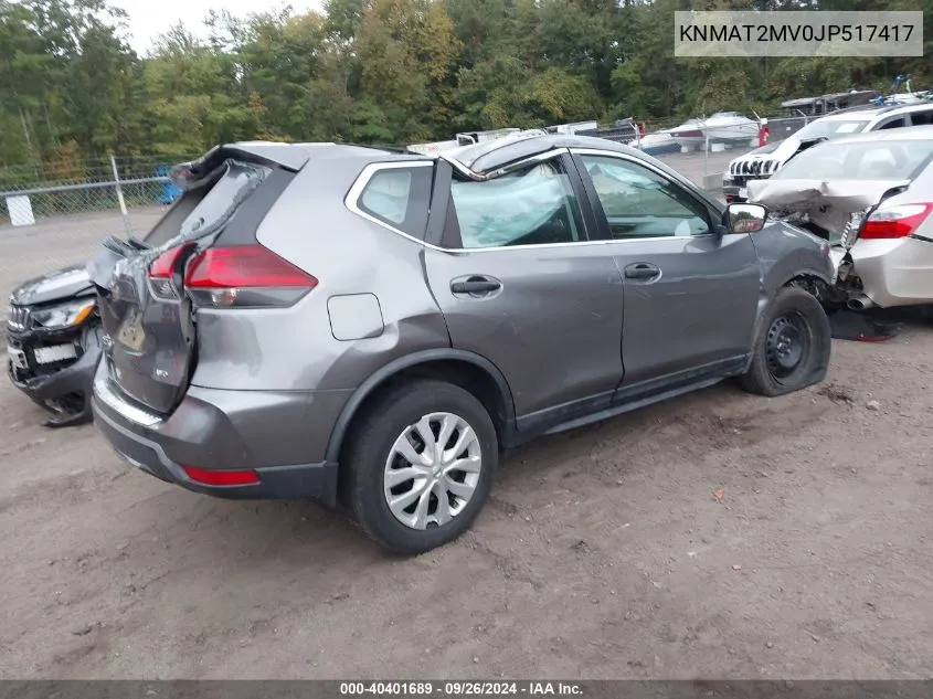 KNMAT2MV0JP517417 2018 Nissan Rogue S