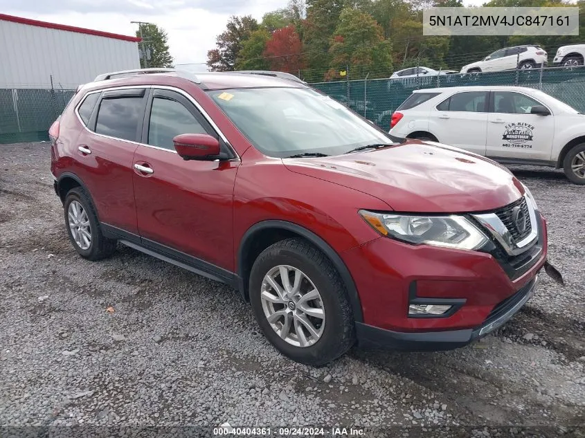 2018 Nissan Rogue Sv/Sl VIN: 5N1AT2MV4JC847161 Lot: 40404361